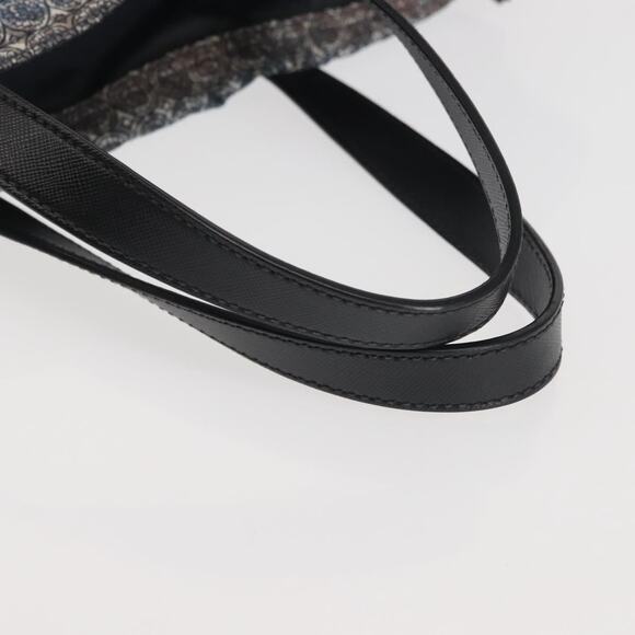 PRADA Tote Bag Nylon Blue Silver - Picture 7 of 12